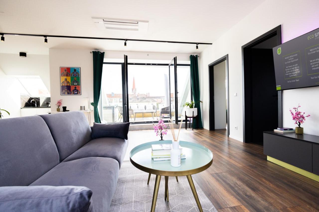 The Penthouse At Eco Smart Apartments Norimberga Esterno foto