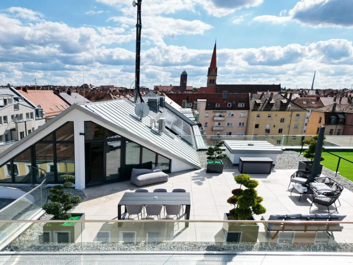 The Penthouse At Eco Smart Apartments Norimberga Esterno foto