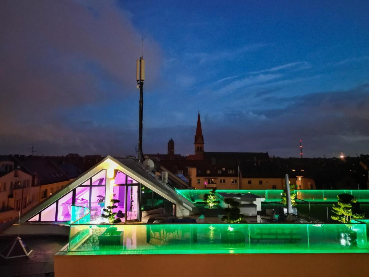 The Penthouse At Eco Smart Apartments Norimberga Esterno foto
